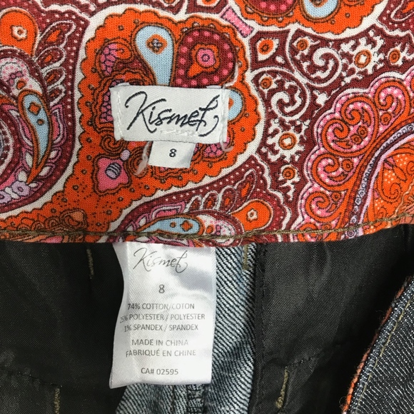 Kismet Jean Shorts - Size 8 - Picture 3 of 3